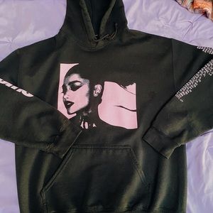 Ariana Grande Pink Silhouette Sweetener Hoodie